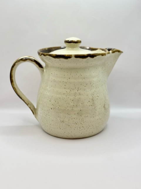 Dzbanek ceramiczny, kremowy ok 1200ml