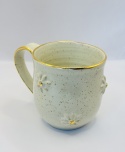Kubek ceramiczny „Złoty Poranek - Stokrotki" ok. 450 ml